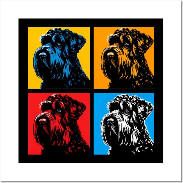 Black Russian Terrier Pop Art - Dog Lovers Wall Art by PawPopArt